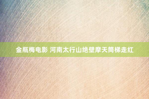 金瓶梅电影 河南太行山绝壁摩天筒梯走红